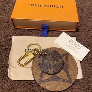 💗Monogram Reverse Key Holder and Bag Charm💗